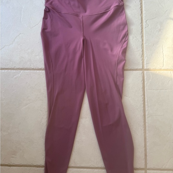 Women's High-Waisted Purple Leggings - Picture 5 of 5